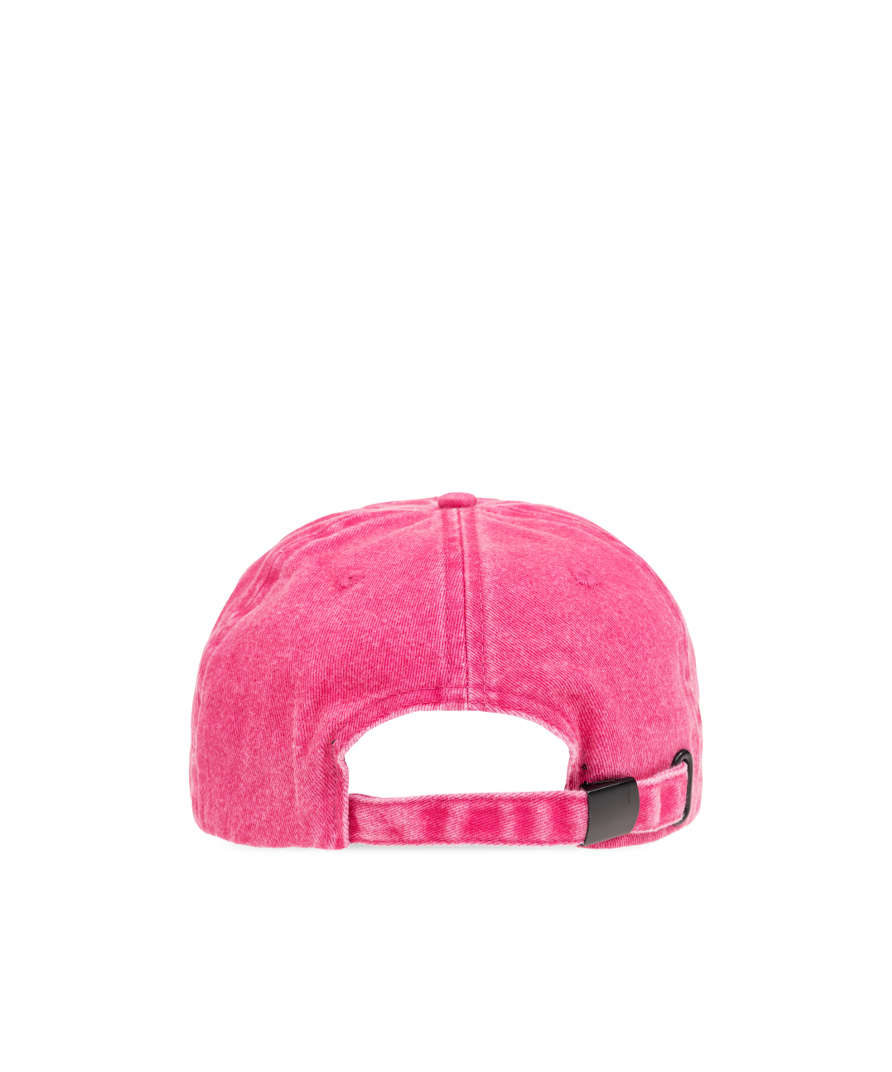 VERSACE JEANS LOGO-EMBROIDERED DENIM CAP