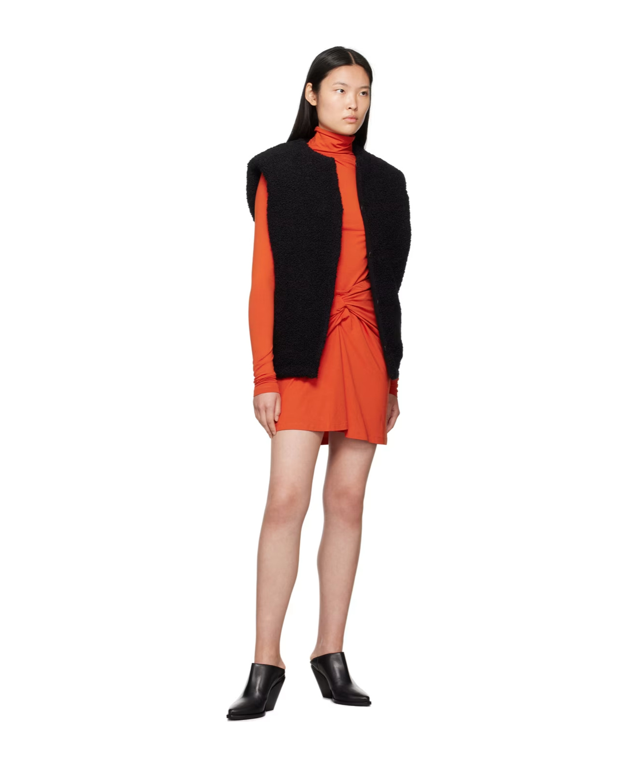 Isabel Marant Étoile Orange Natacha Miniskirt In Red