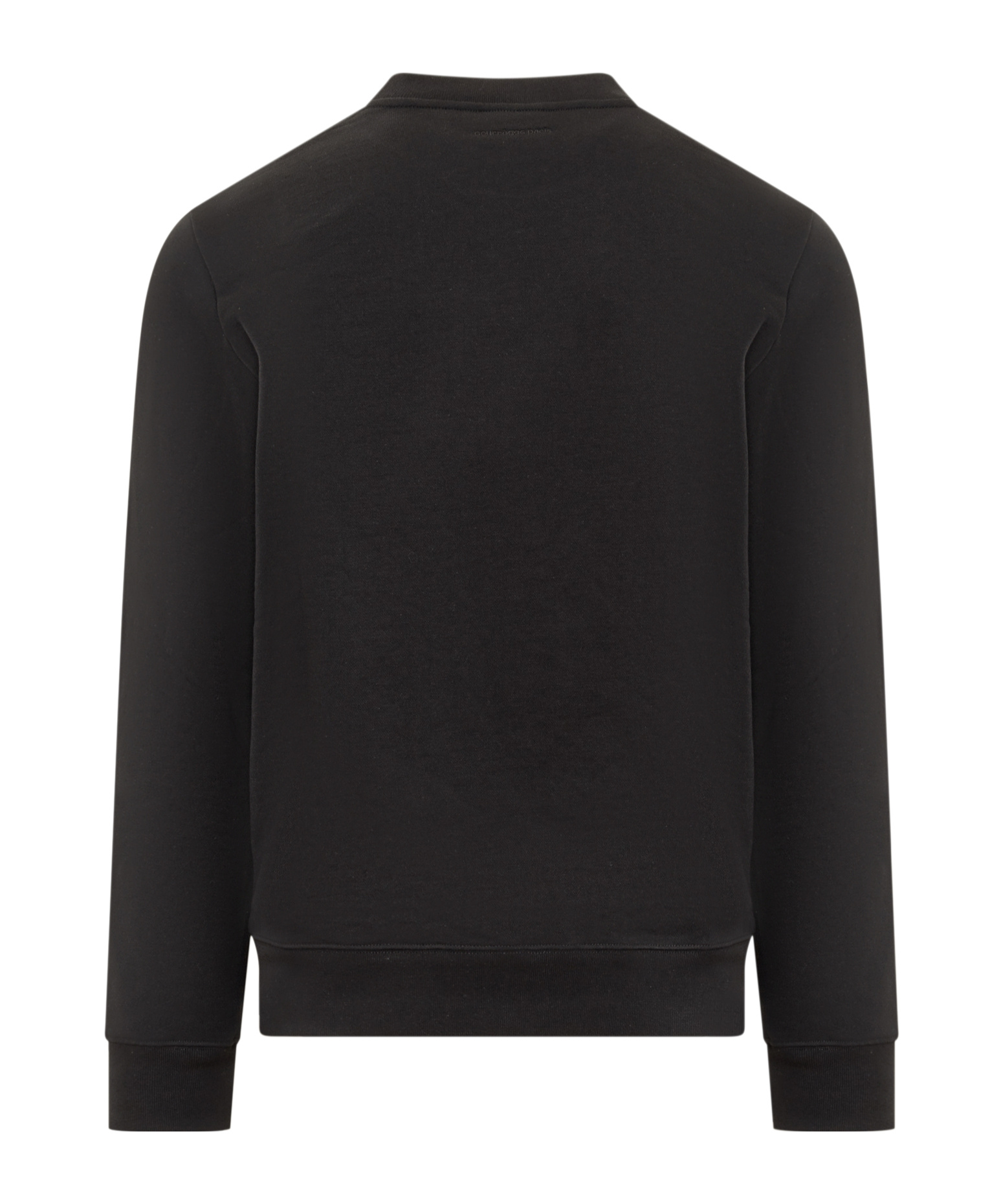 Courrèges Courreges Black Cotton Sweatshirt In Black