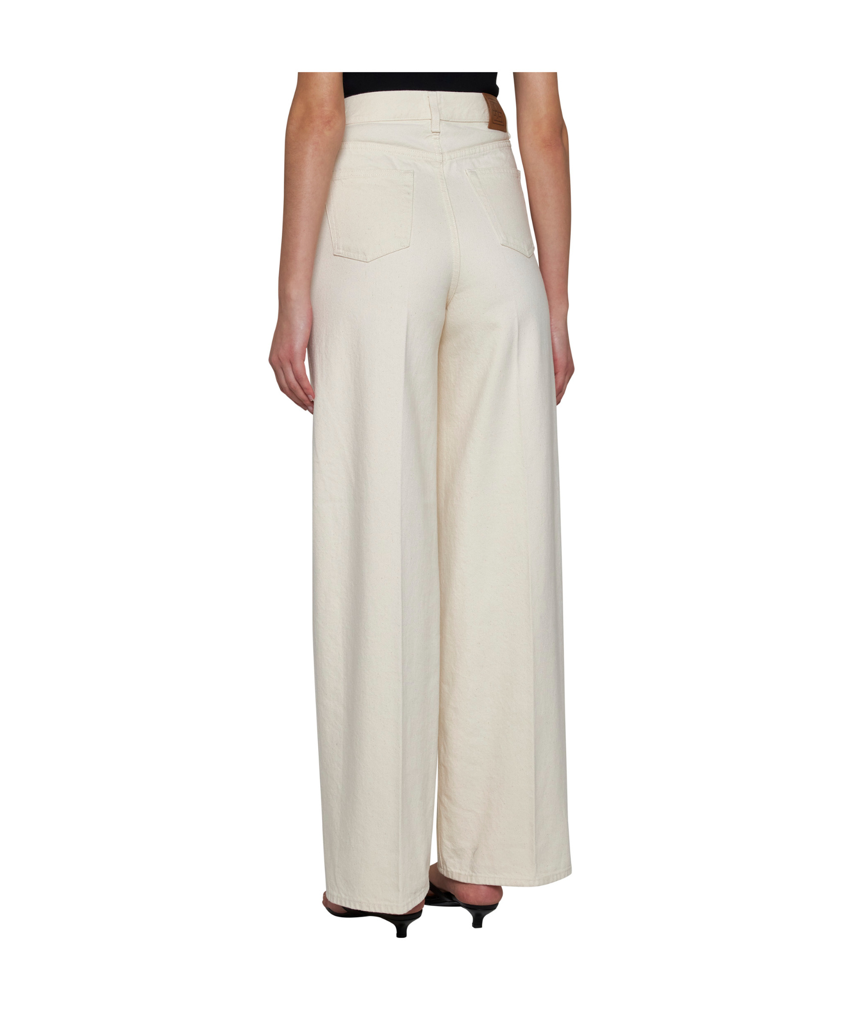 Totême Wide-leg Jeans In White