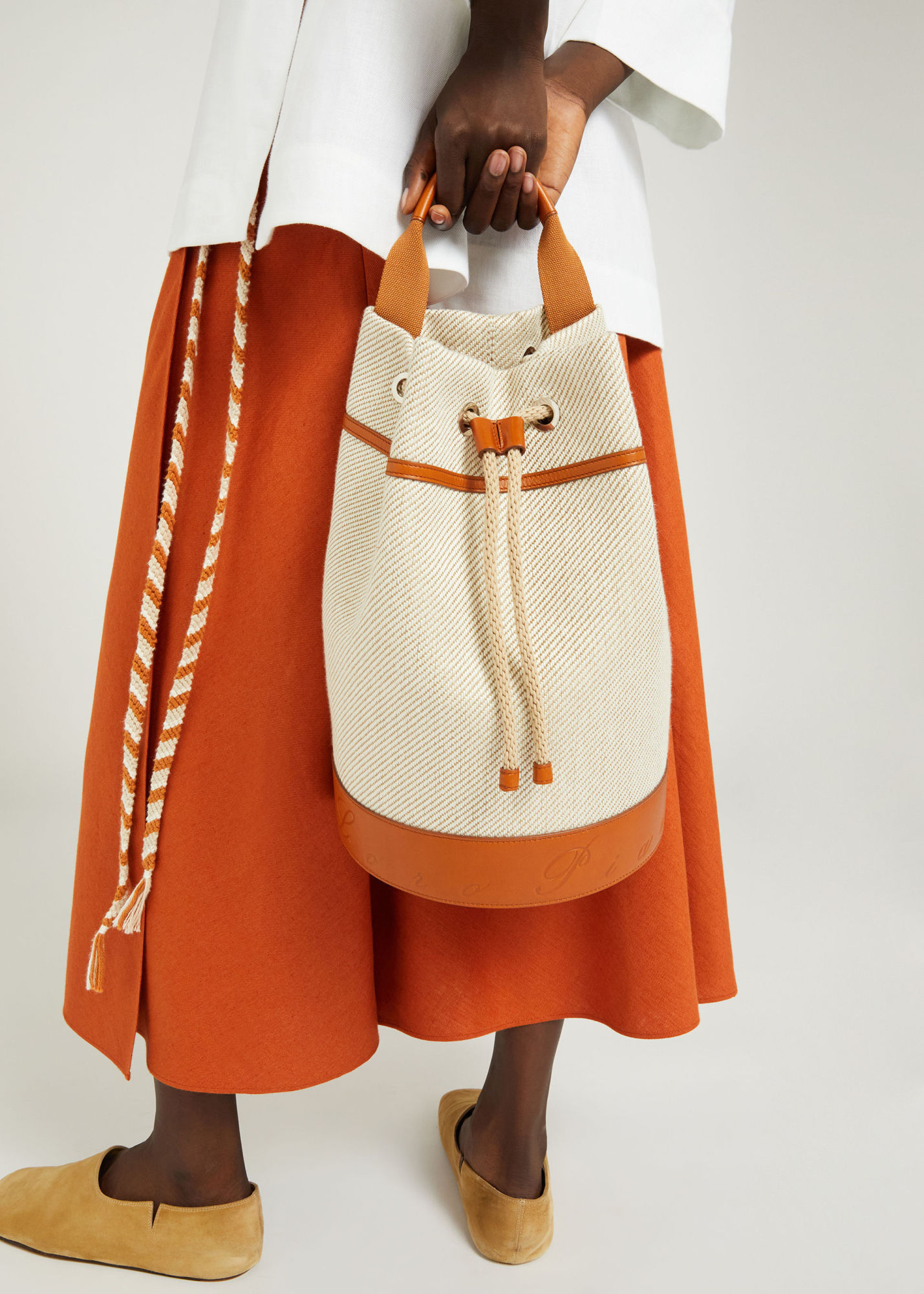 Loro Piana Logo Shoulder Bag