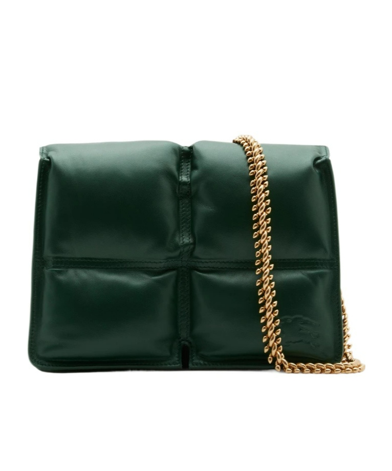 Burberry Snip Quilted Crossbody Bag In Green