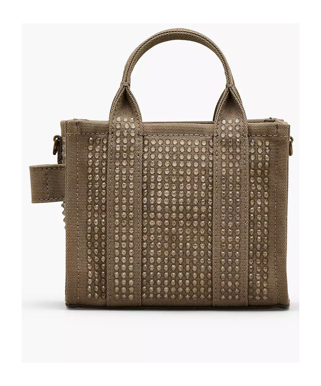 Marc Jacobs Embellished Mini Tote Bag In Brown
