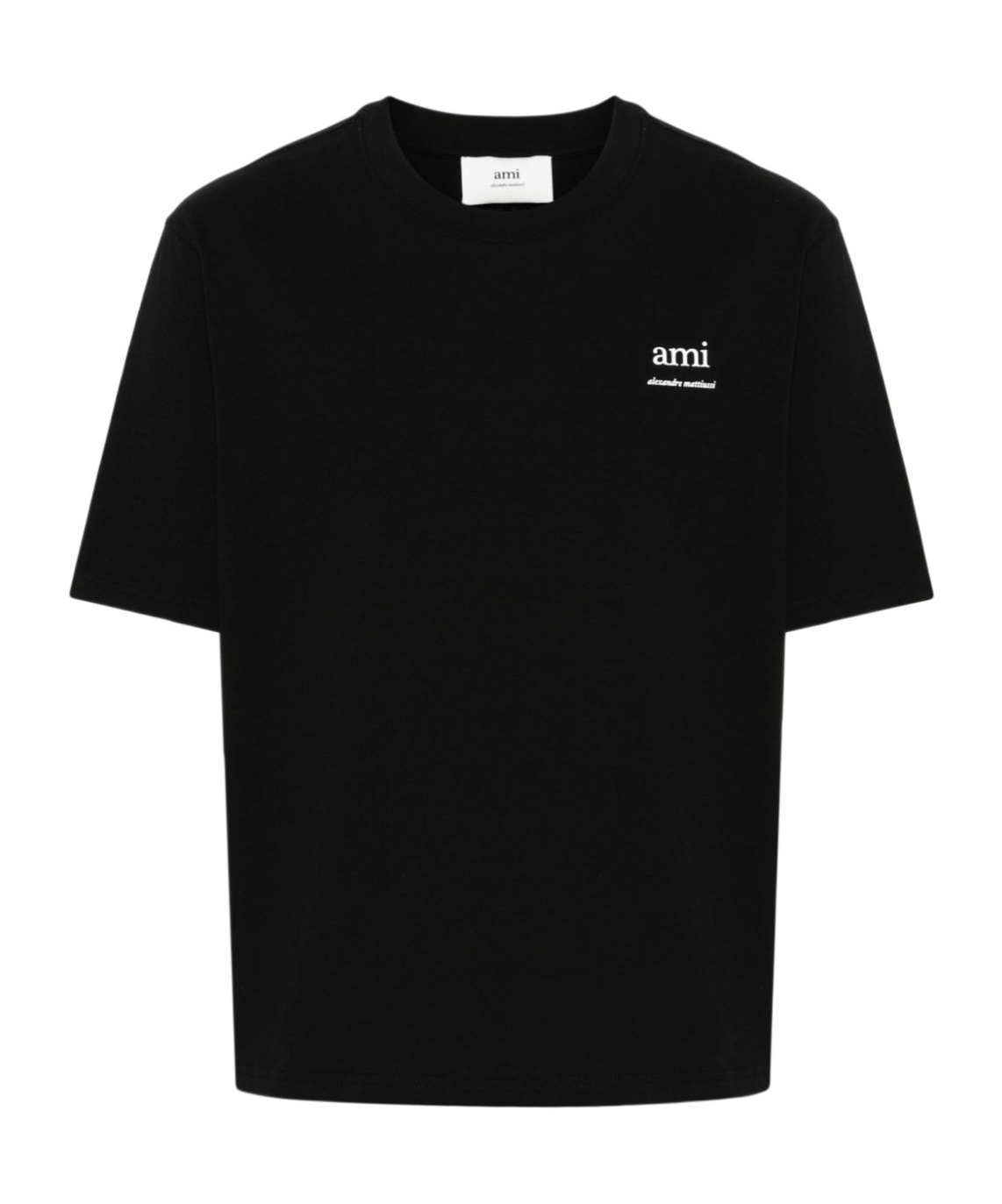 Ami Alexandre Mattiussi Ami Logo-print Organic Cotton T-shirt In