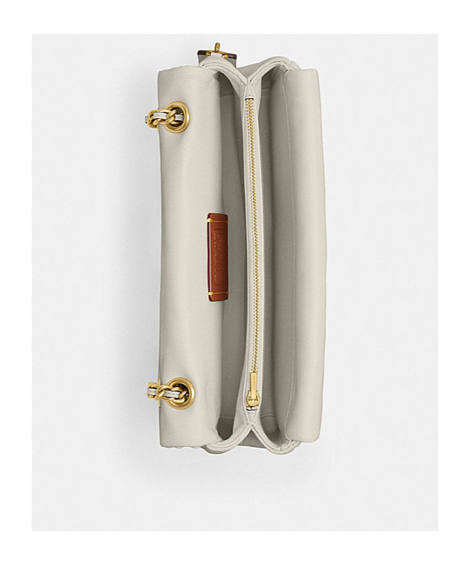 Coach Tabby 20 Leather Crossbody Bag In Nude