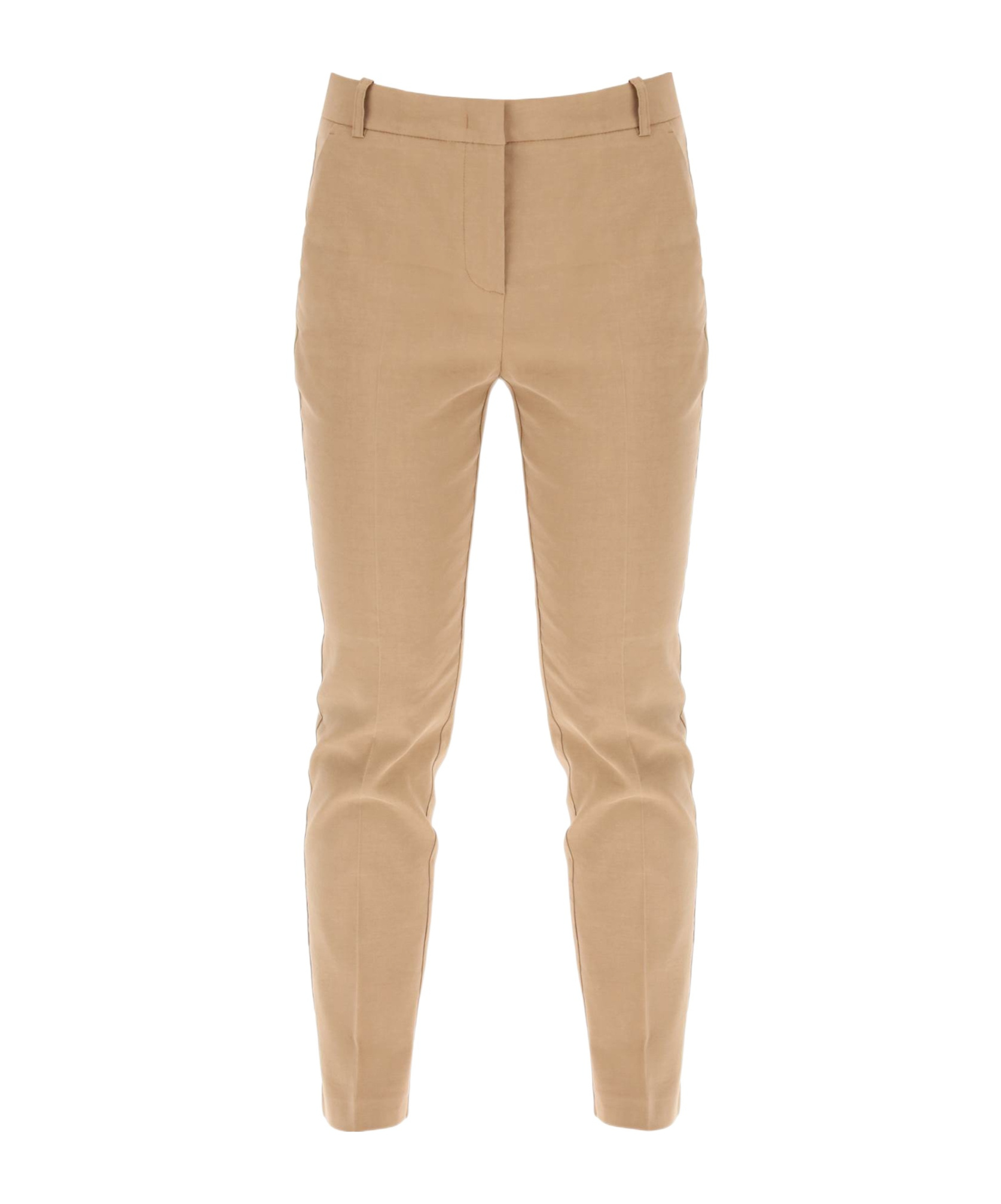 PINKO MID-WAIST SLIM-FIT TROUSERS 