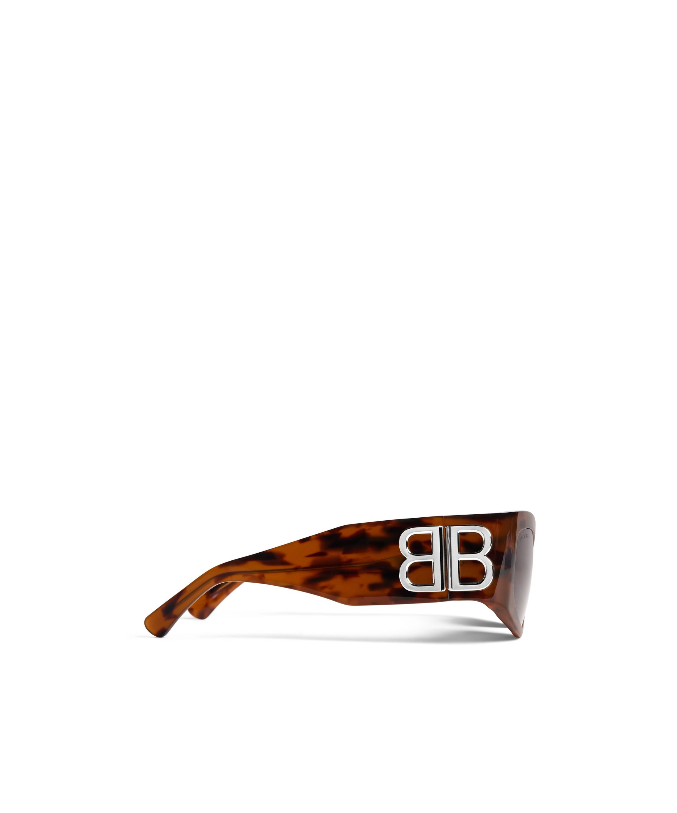 Balenciaga Bossy Tortoiseshell-effect Sunglasses In Brown