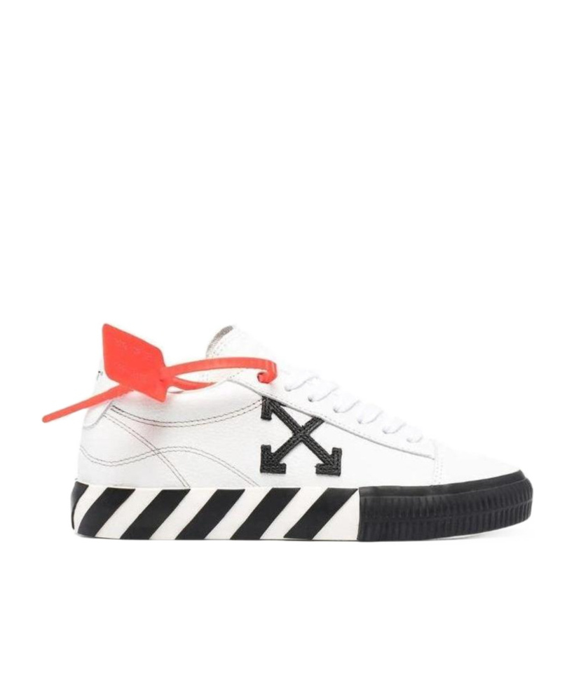 Off-white Vulcanized Low-top Sneakers In White