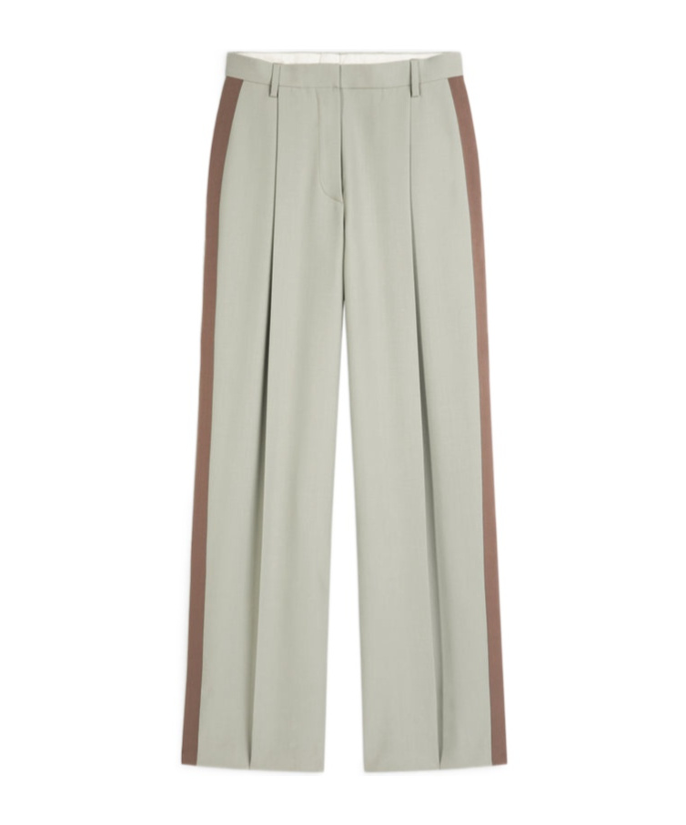 Dries Van Noten Belt Ring Casual Pants In Nude