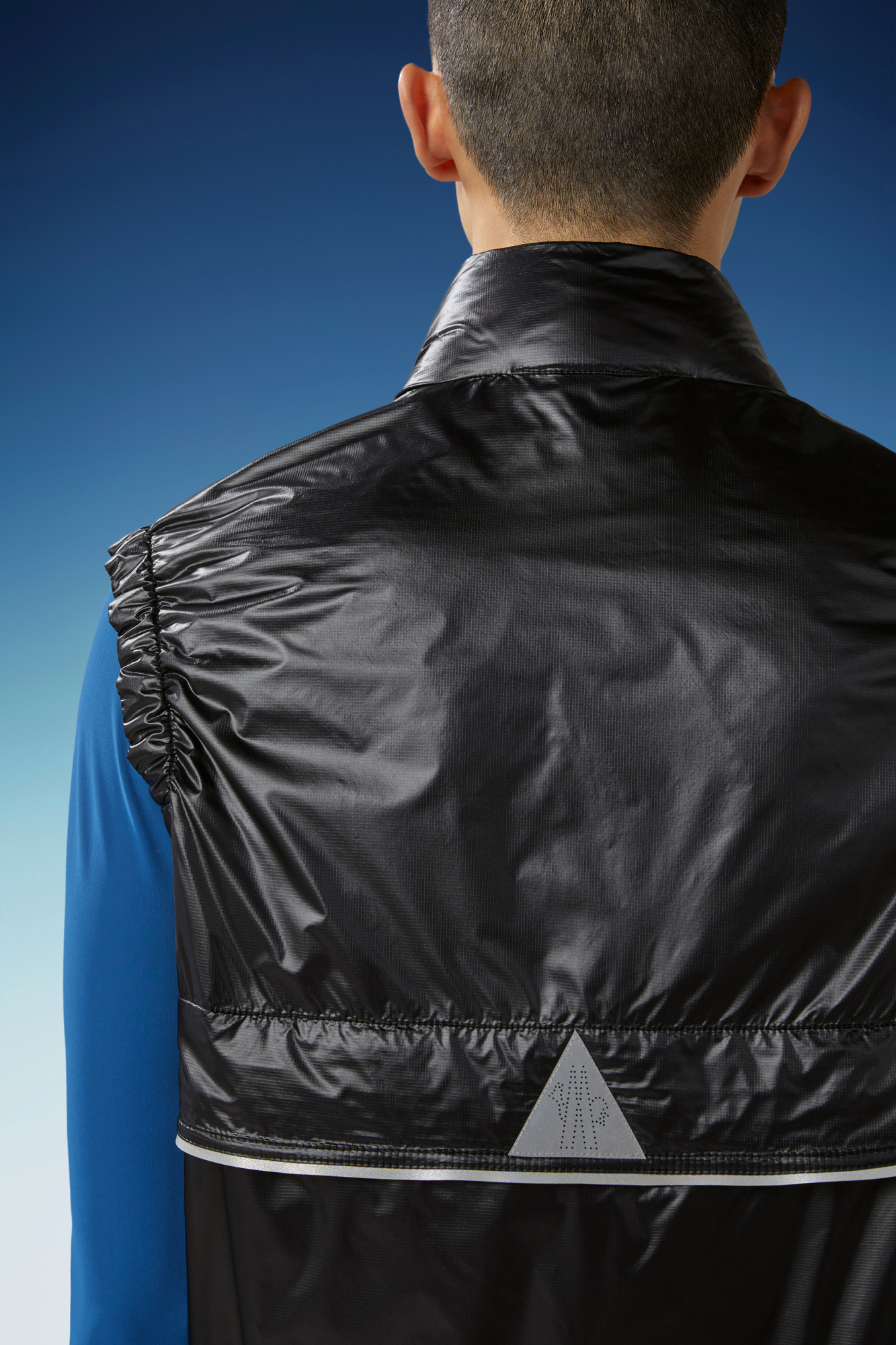 Moncler Ollon Down-feather Padded Gilet In Black