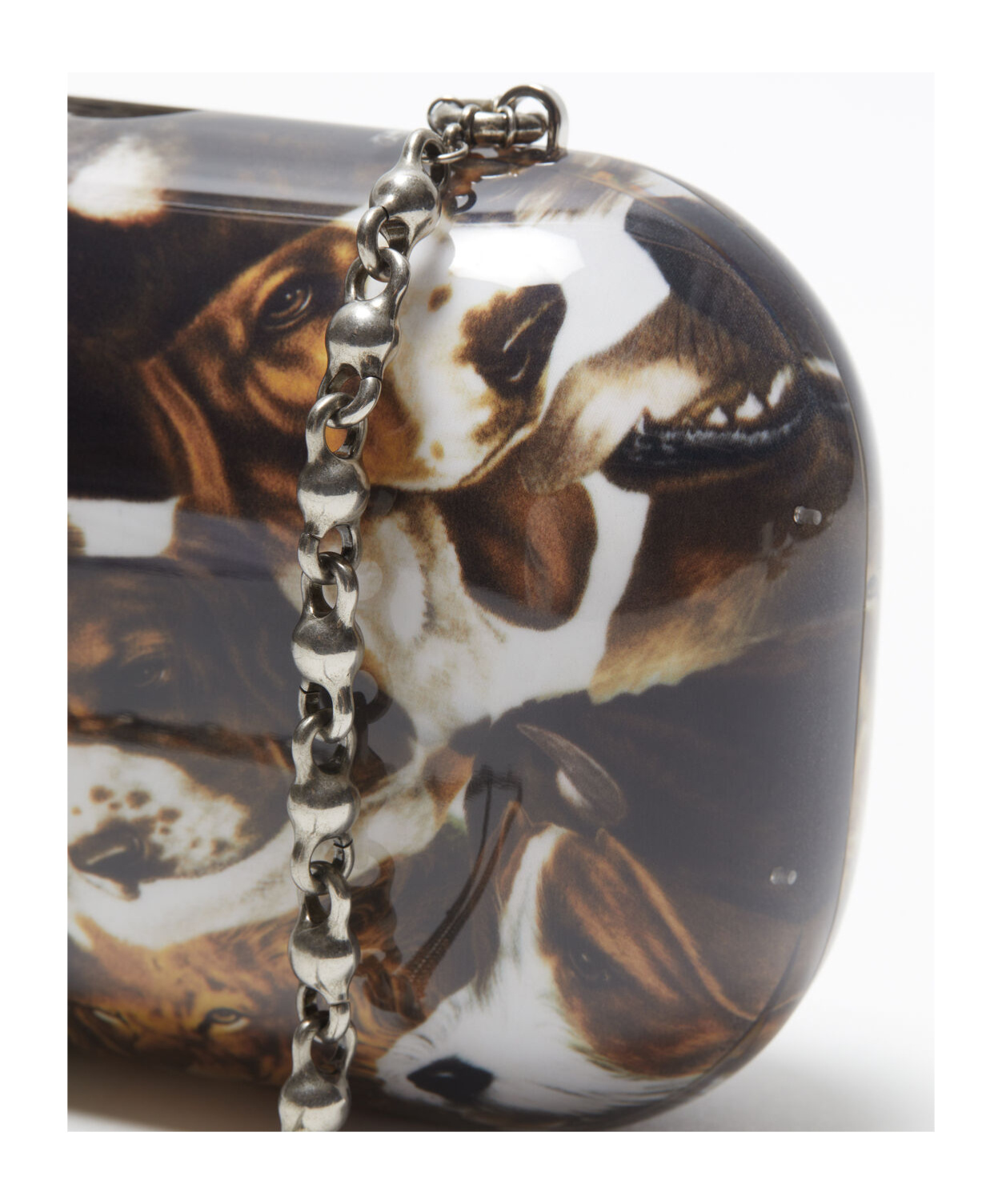 Shop Acne Studios Animal-print Clutch In Multicolor