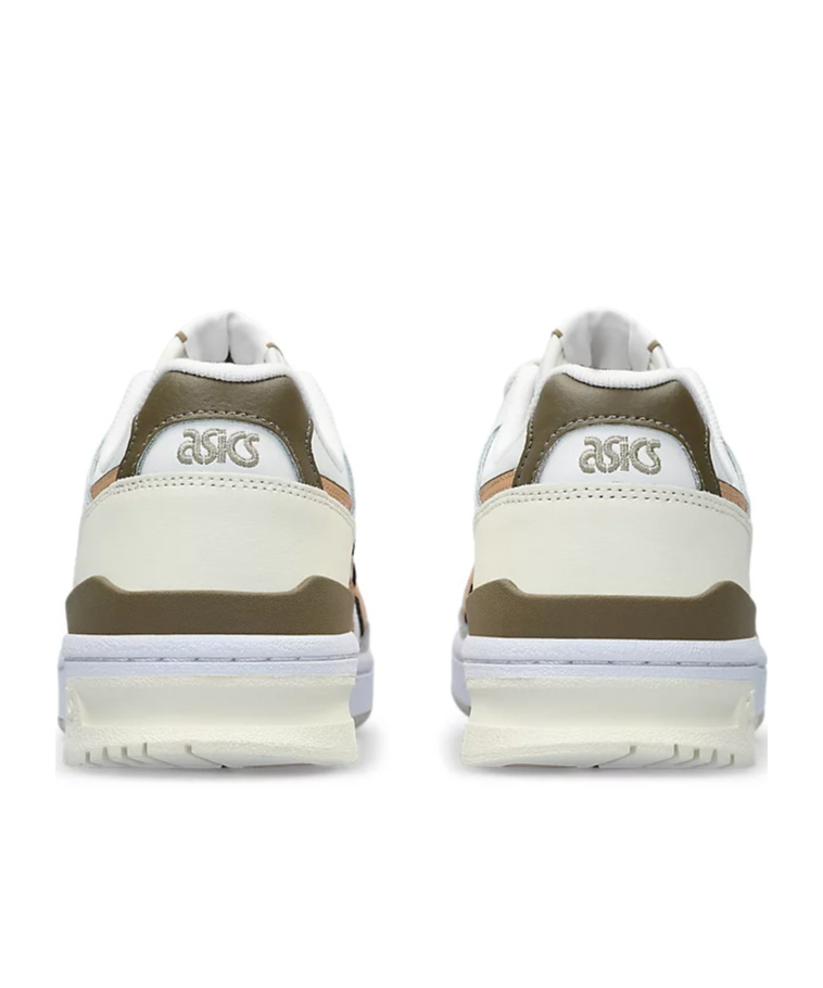 Asics Ex89 Panelled-design Leather Sneakers In White