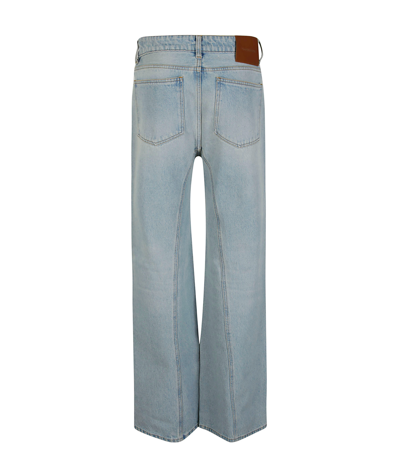 Shop Victoria Beckham Multi-pocket Jeans In Gray