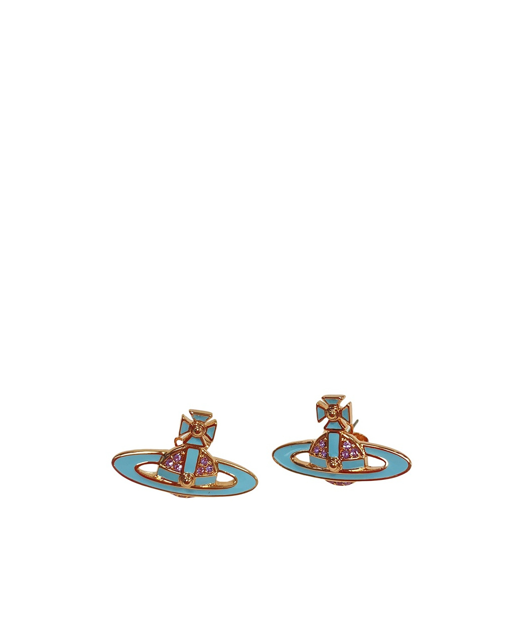 Vivienne Westwood Logo Designs Earrings In Multicolor