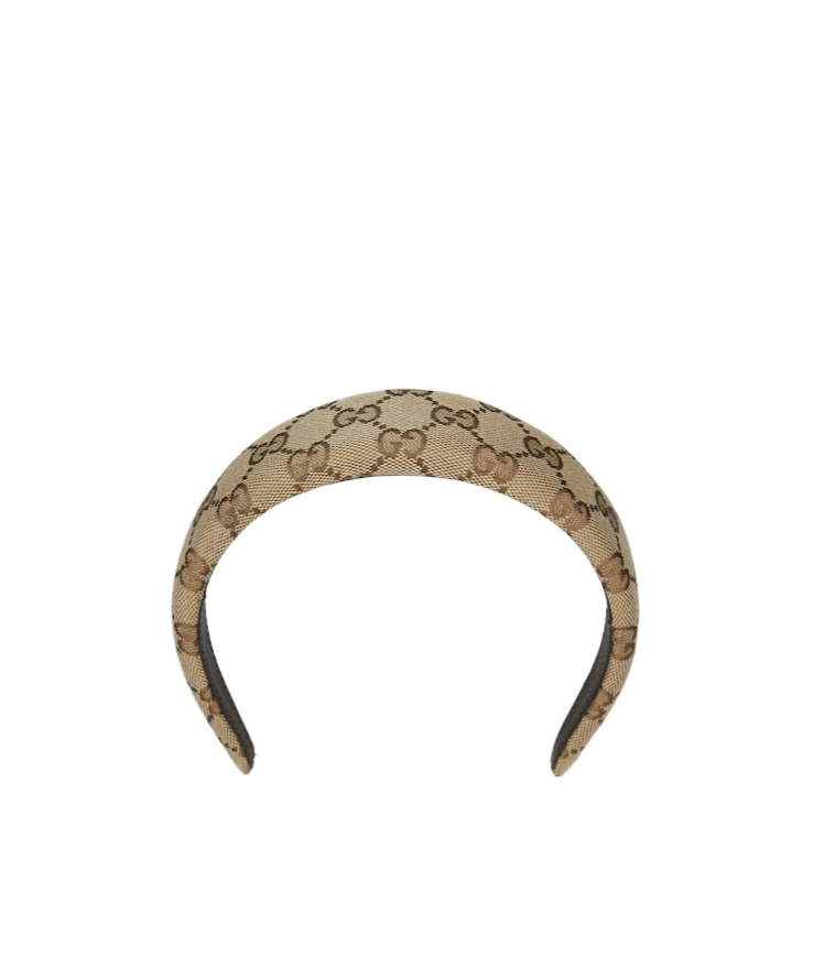 Gucci Gg Canvas Padded Hair Band In Multicolor