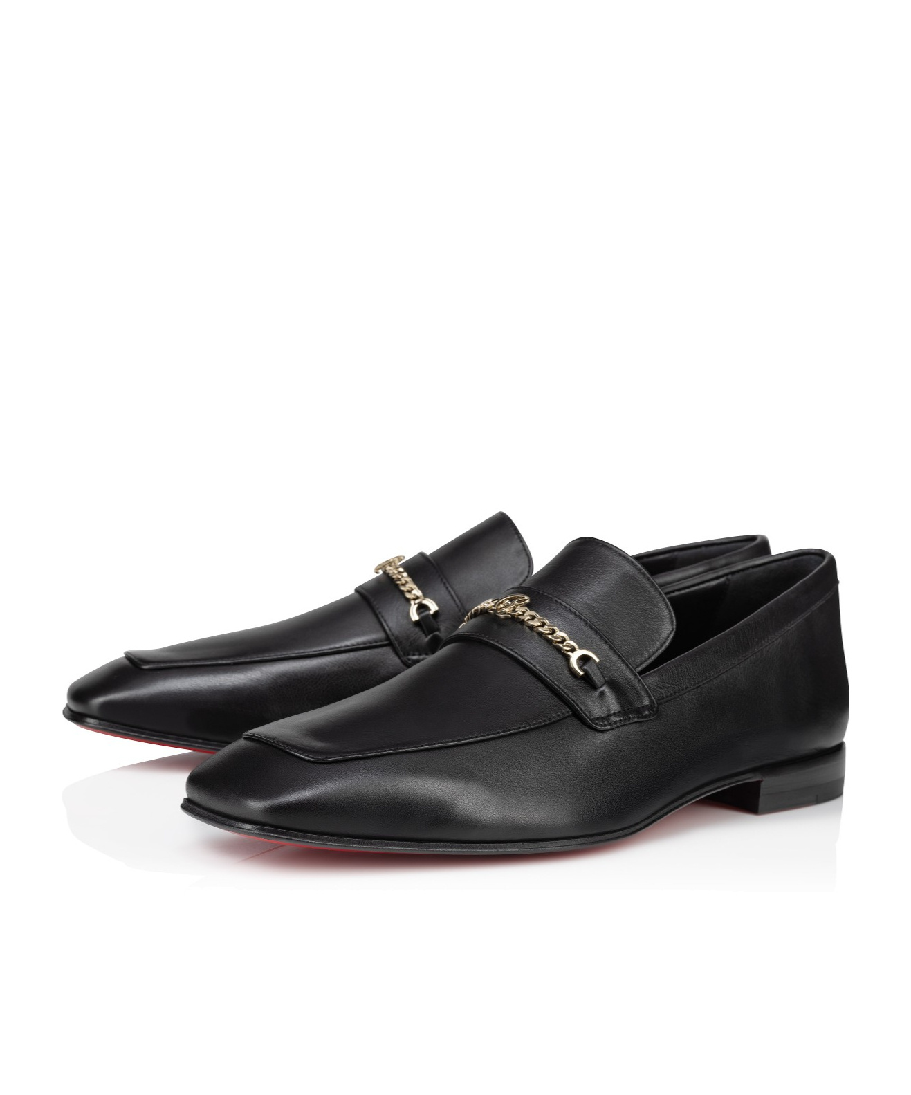 Christian Louboutin Mj Moc Slip-on Loafers In Black
