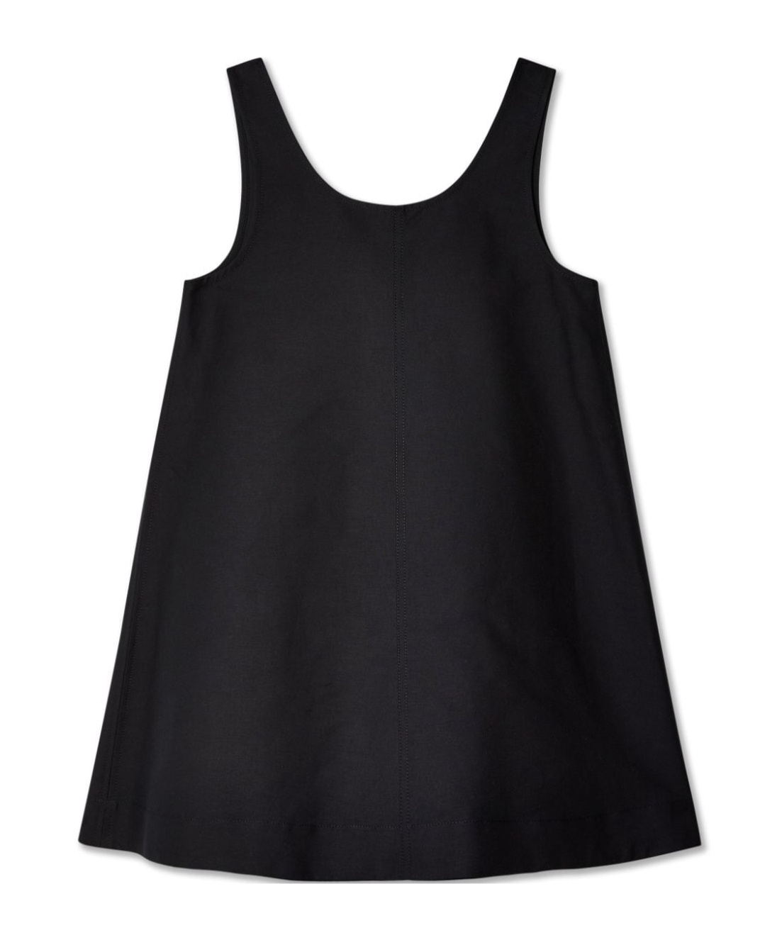 Marni Sleeveless Cotton Minidress In Black