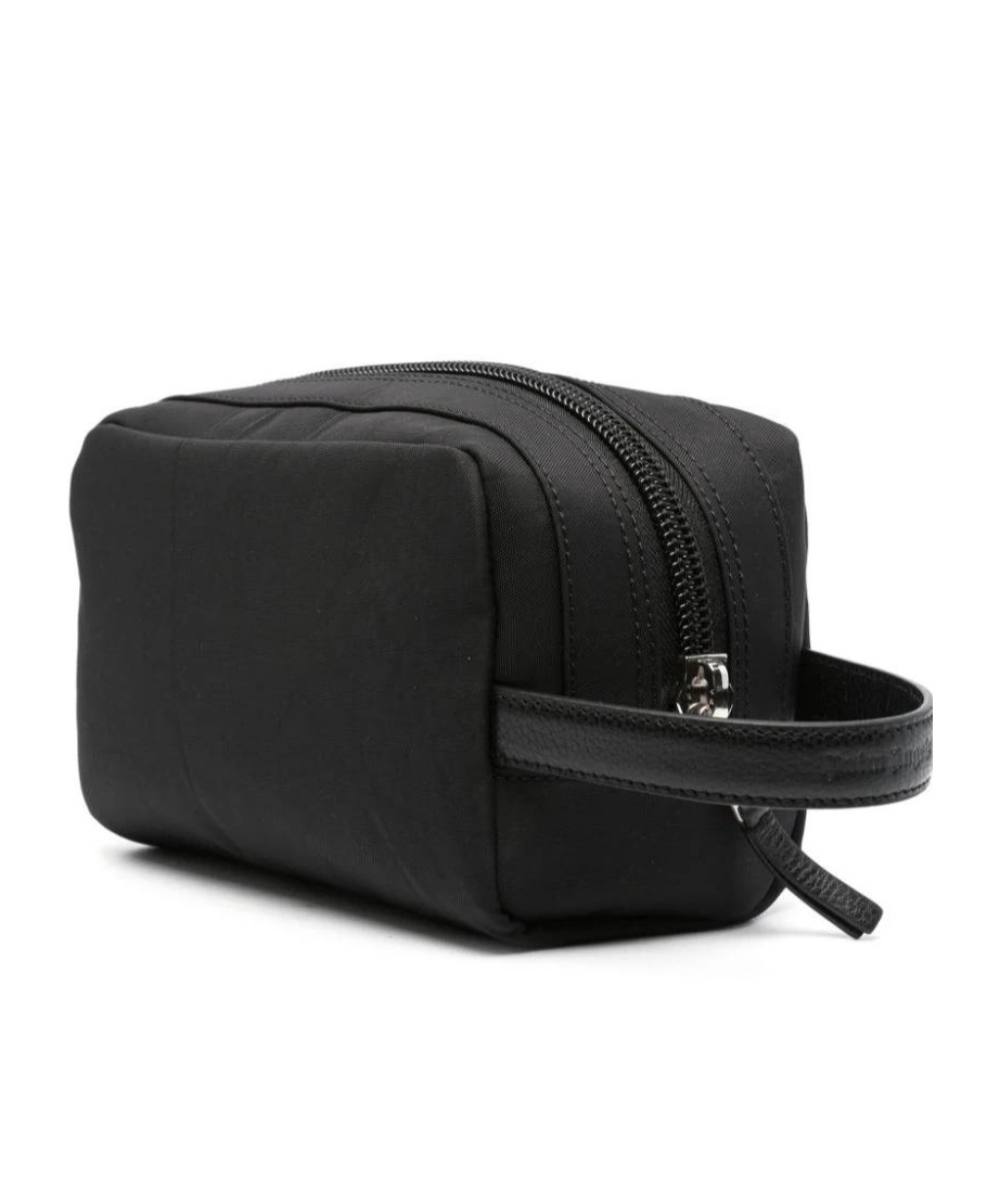 Palm Angels Zipper Handbag In Black