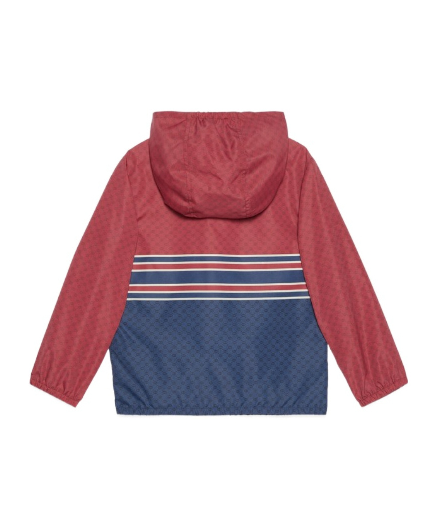Gucci Interlocking G Print Jacket In Blue