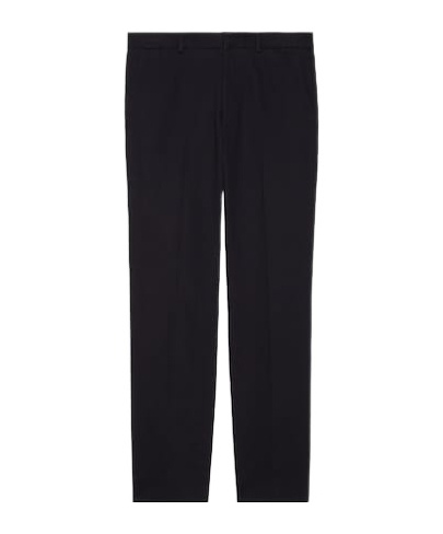 Gucci Straight Leg Trousers With Pockets In Black