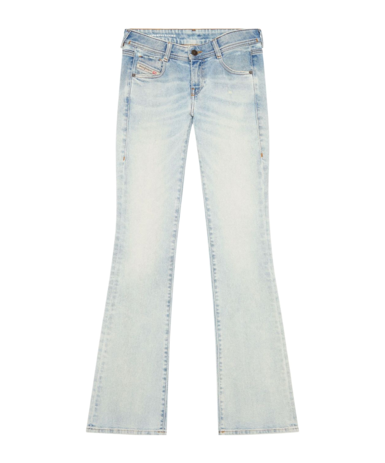 Diesel 1969 D-ebbey 09h73 Bootcut Jeans In White