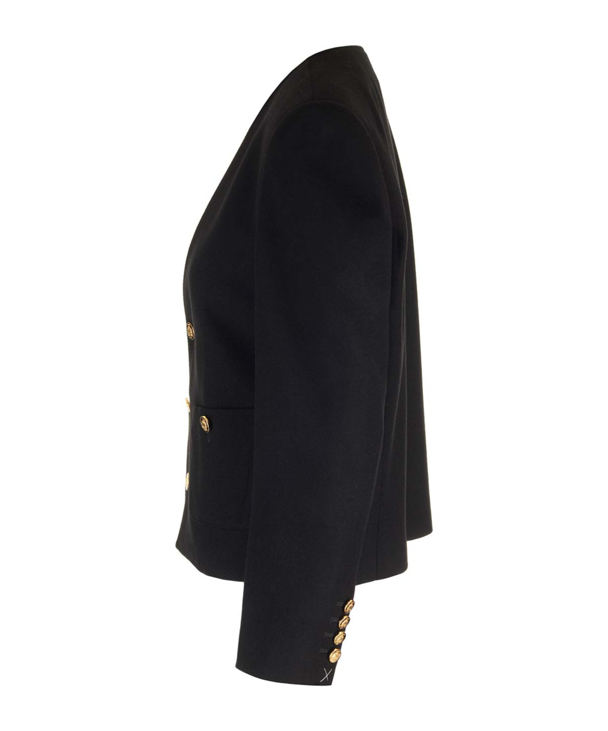 Celine V-collar Casual Jacket In Black
