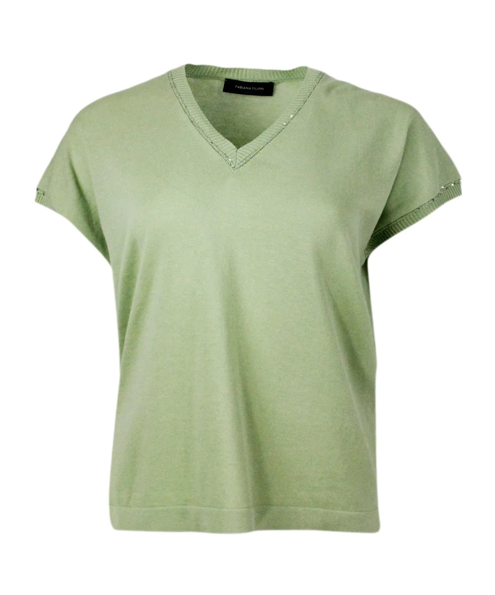 Fabiana Filippi Sweaters In Green