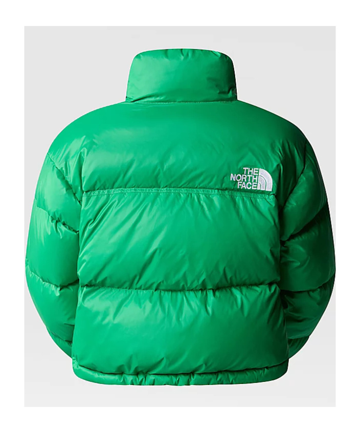 The North Face Nuptse Short Jacket In Green
