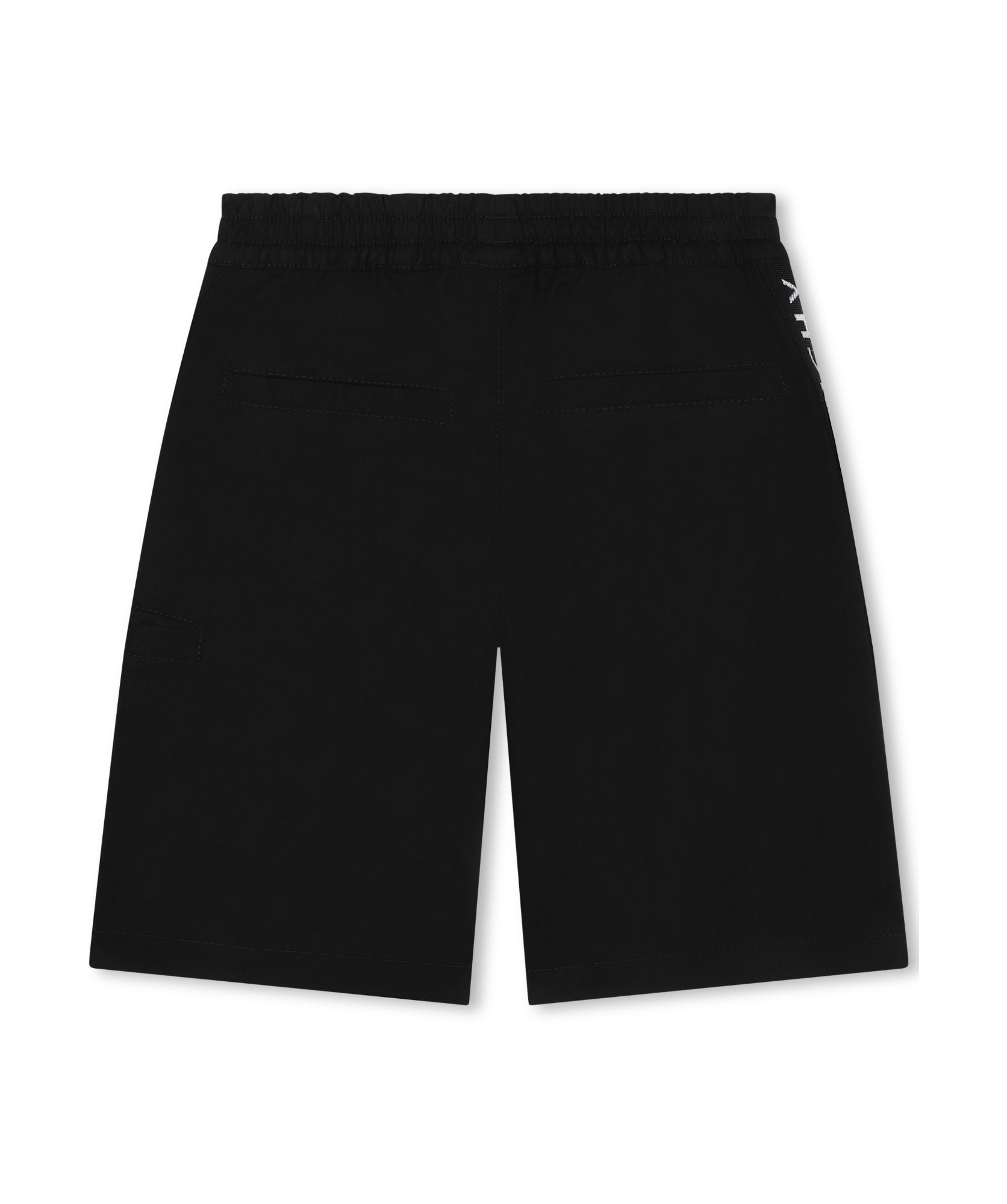 Givenchy Logo-tape Bermuda Shorts In Black