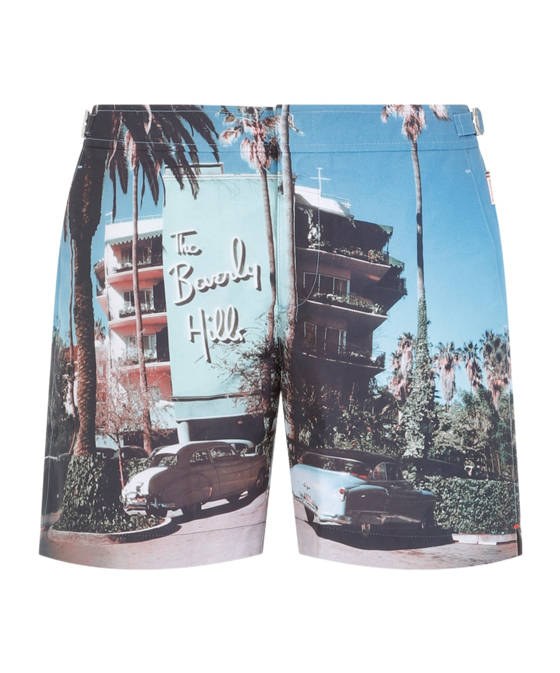 Orlebar Brown Bulldog Photographic Print Swim Shorts In Black