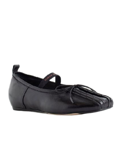 Shop Simone Rocha Pleated Ballet Shoes In Black