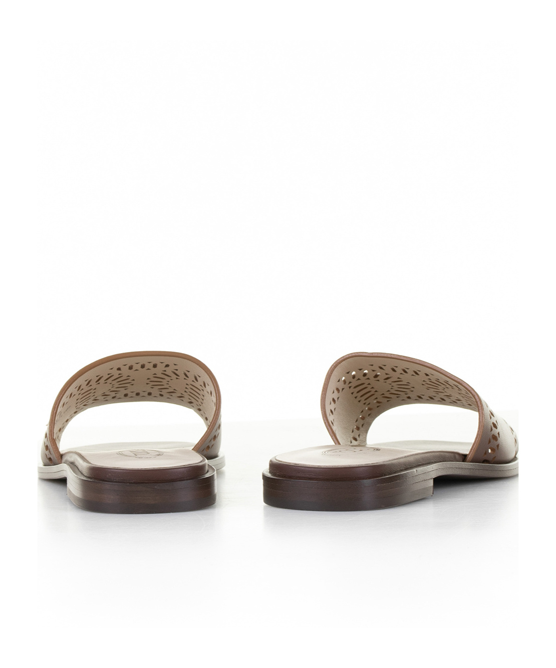 Tod's Tods Kate Low Leather Sandal In Brown