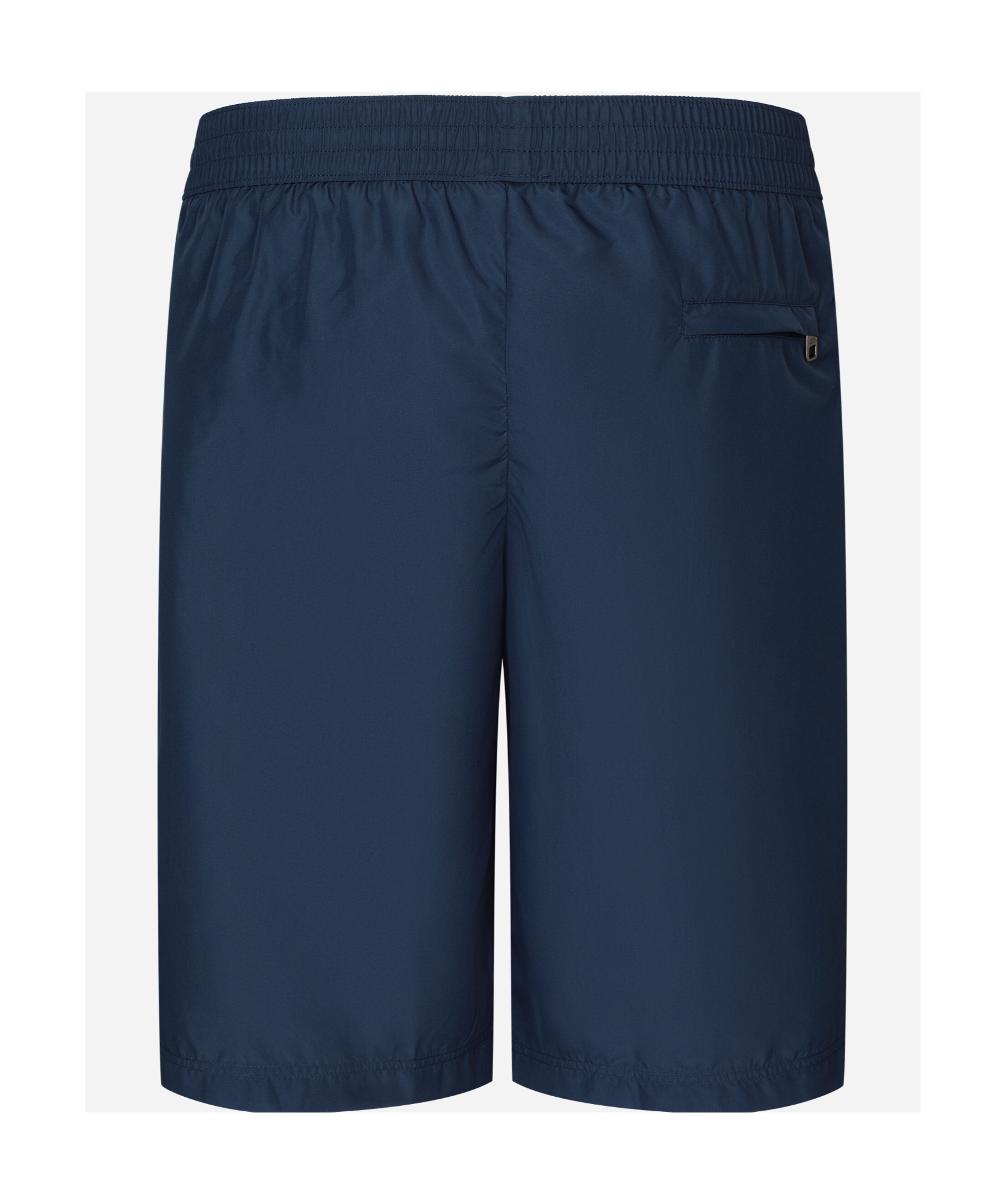 Dolce & Gabbana Logo Plaque Swim Short In Blue