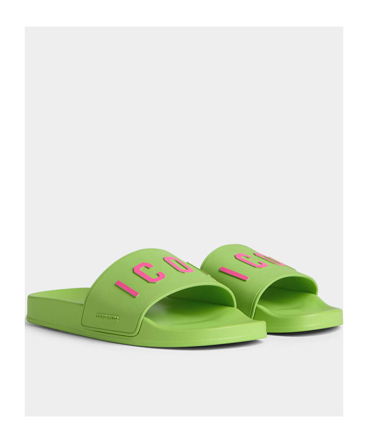 Dsquared2 Be Icon Pantoletten In Green