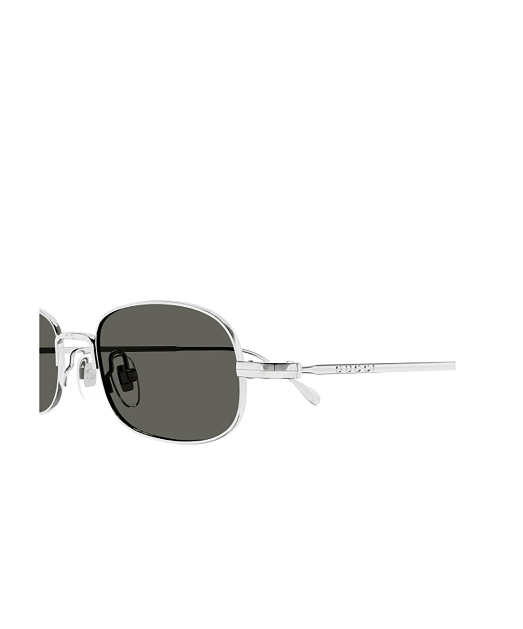 Gucci Oval-frame Sunglasses In Black
