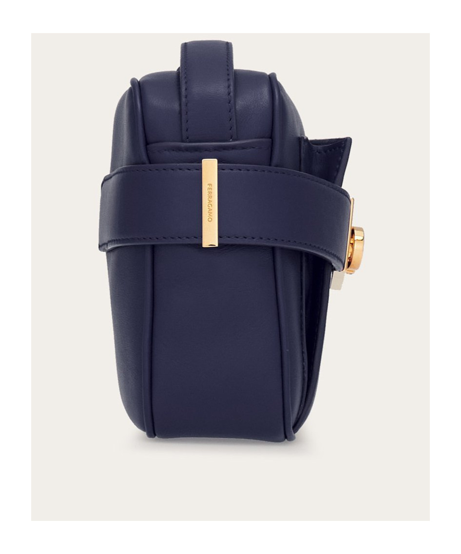 FERRAGAMO ZIPPER SHOULDER BAG 