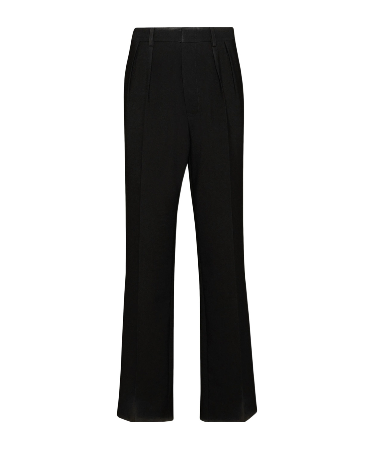 Maison Margiela Mohair Trousers Woman Black In Black