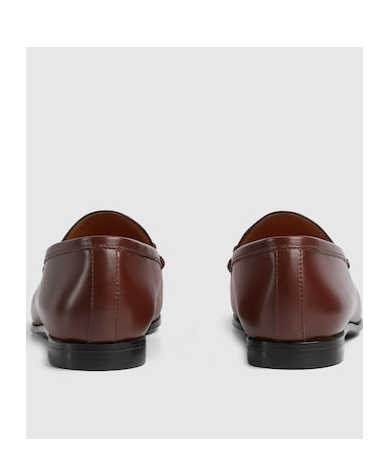 Gucci Leather Loafers Featuring Horsebit Detail In Brown