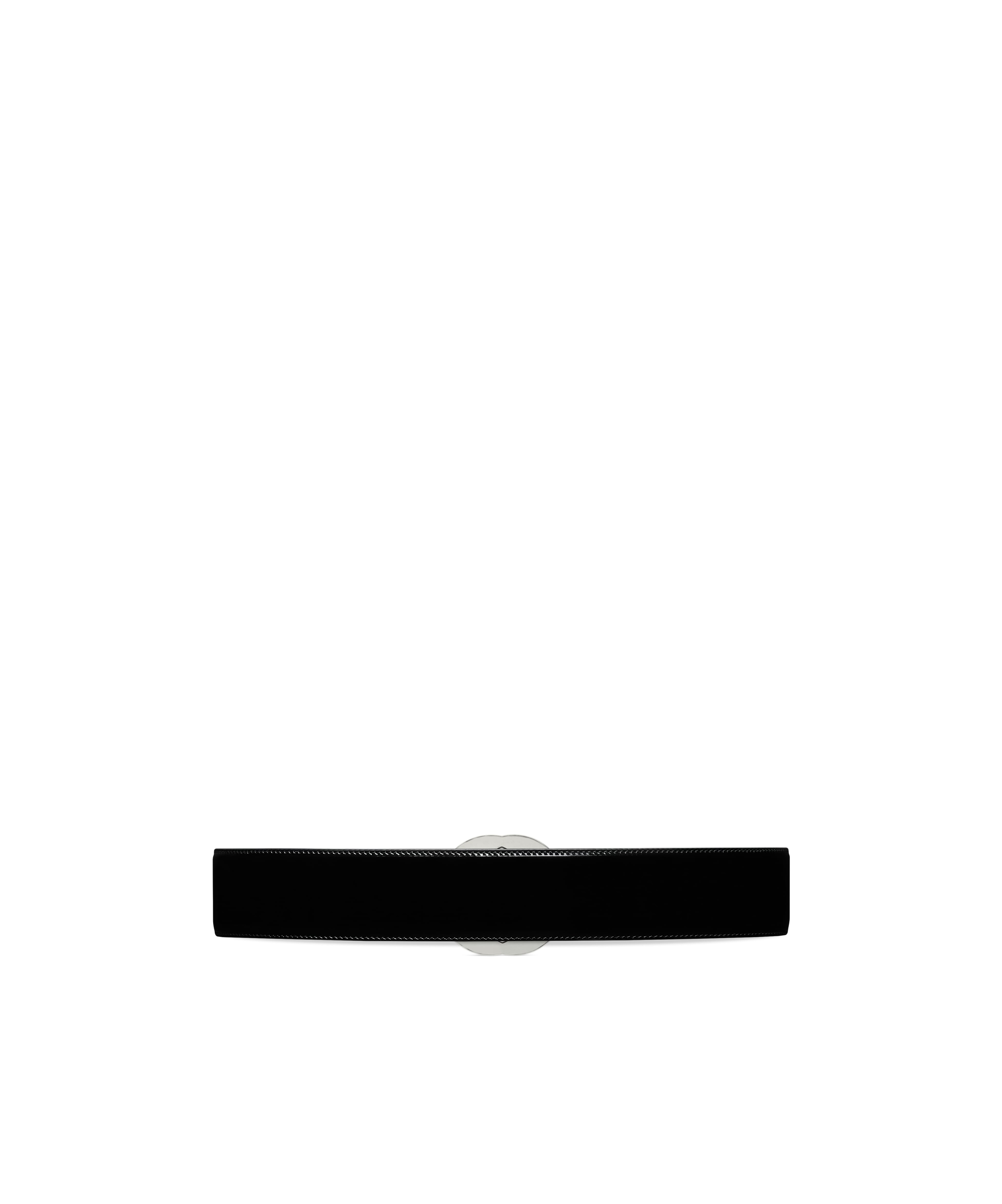 Gucci Interlocking G Leather Belt In Black