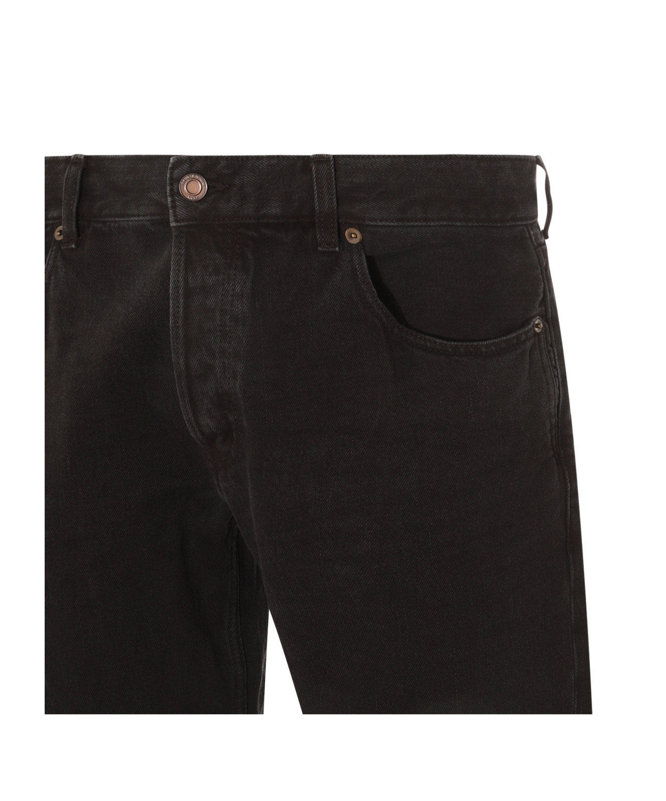 Saint Laurent Washed-out Slim Jeans In Black