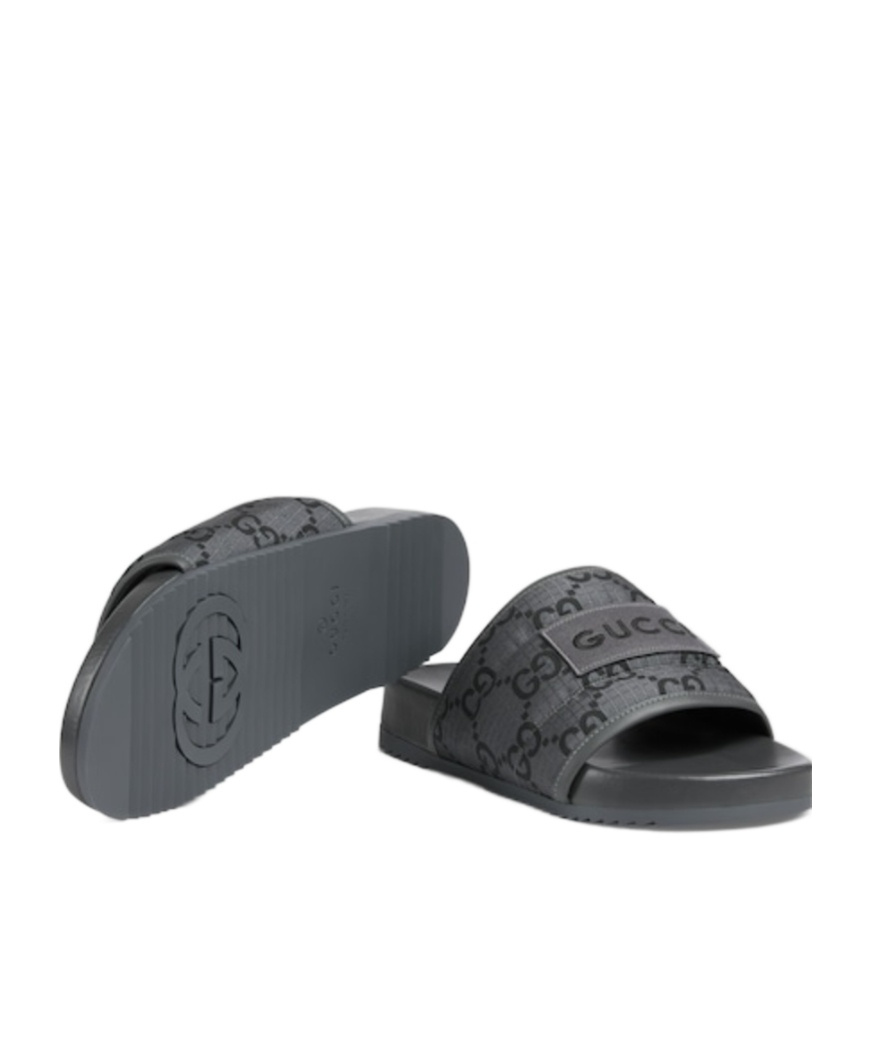 GUCCI GG DAMIER PADDED SLIDES
