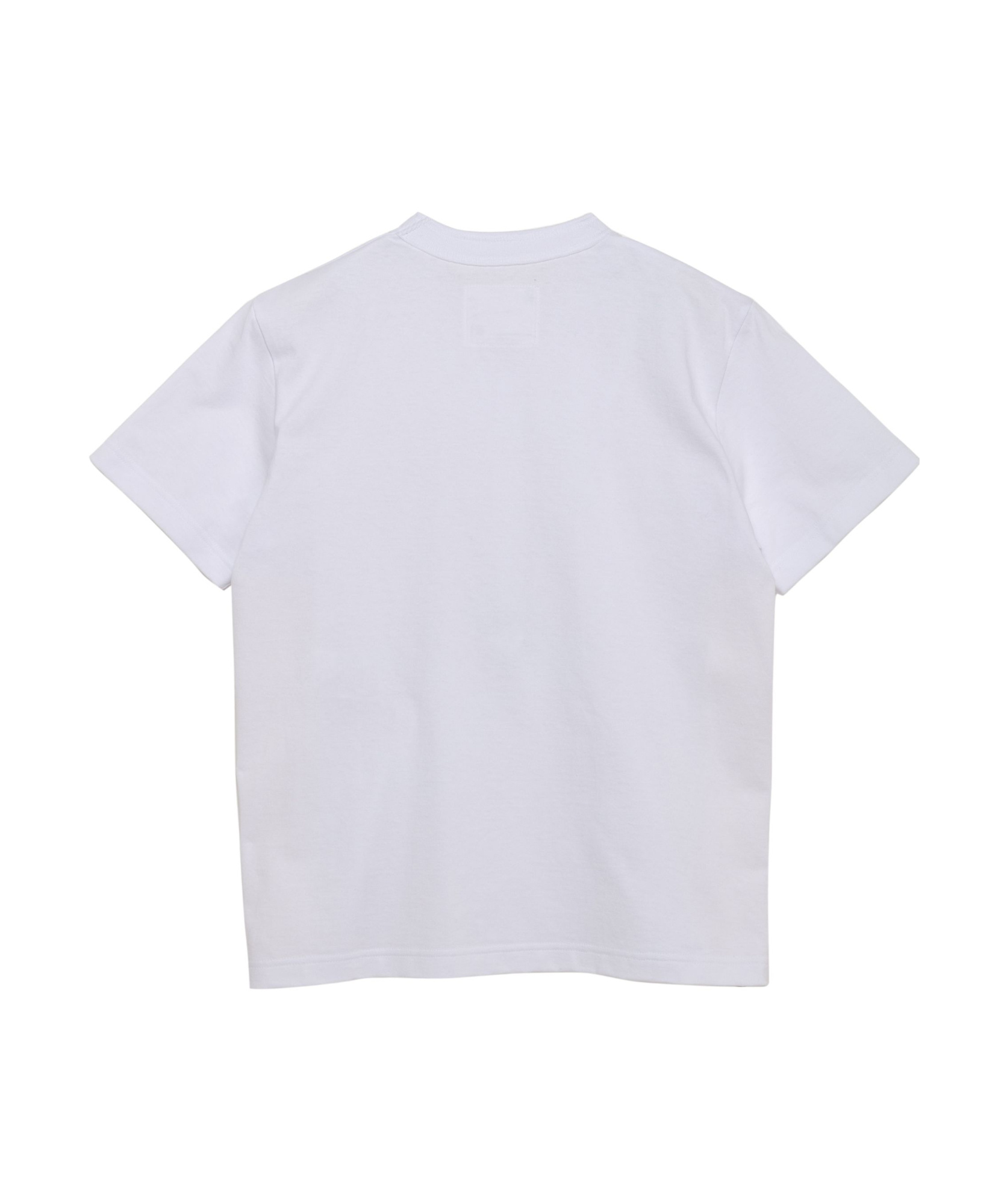 Sacai Logo-patch Cotton T-shirt In White