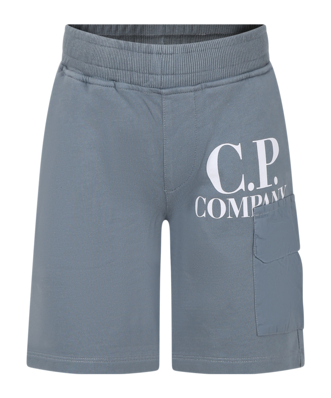 C.p. Company Loose Waist Shorts In Gray