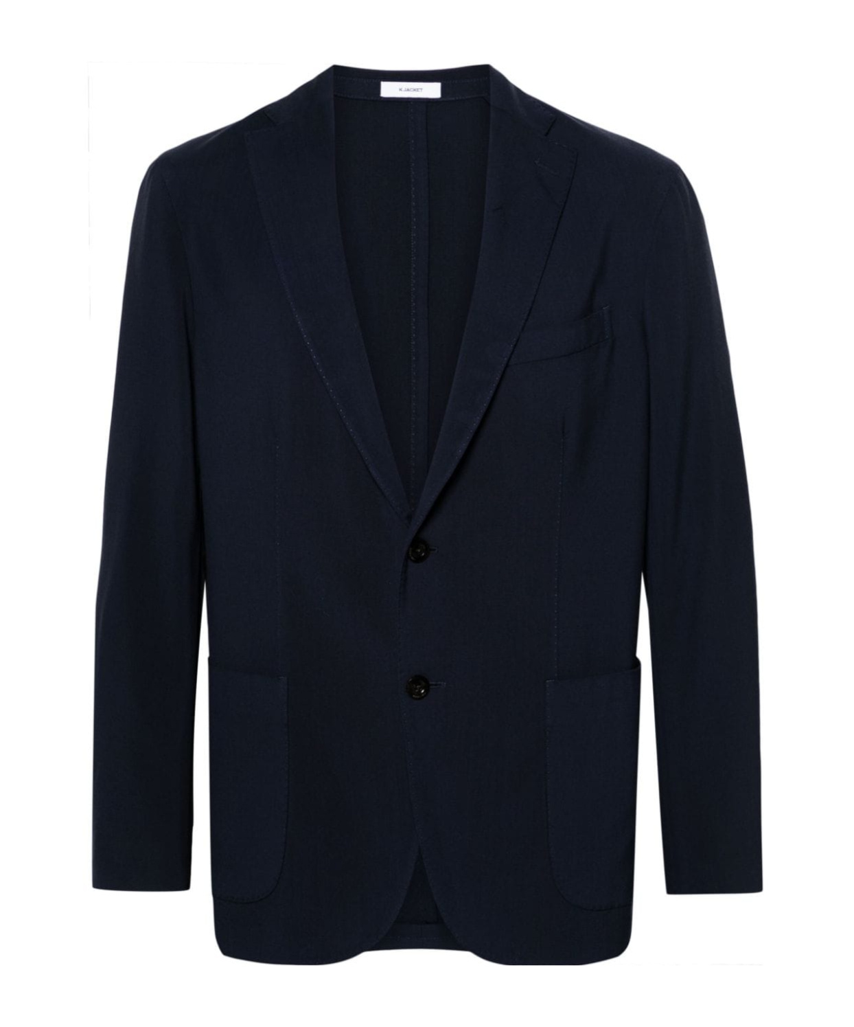 Boglioli Single-breasted Vigin-wool Blazer In Black