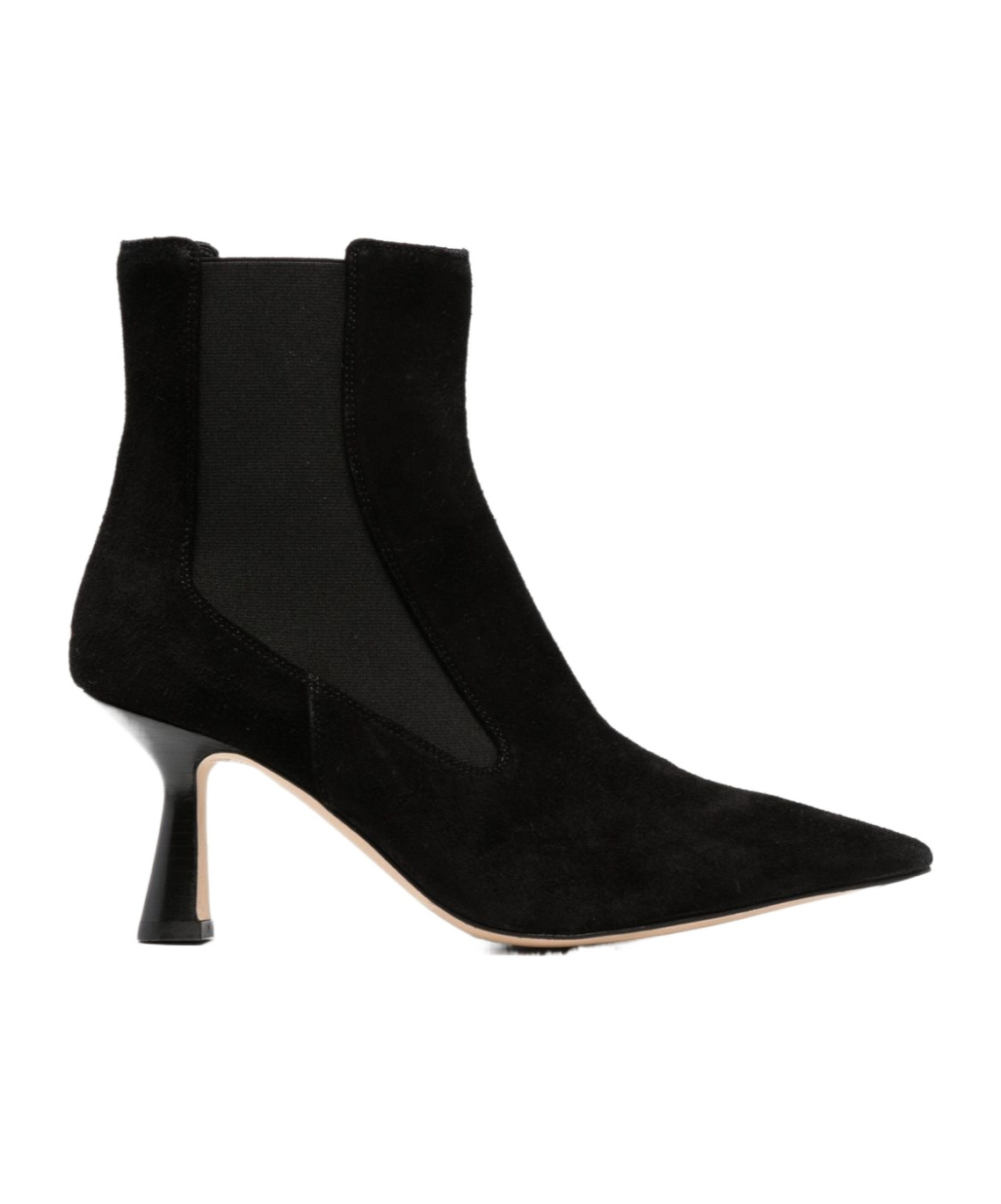Aeyde Side-zip Leather Ankle Boots In Black
