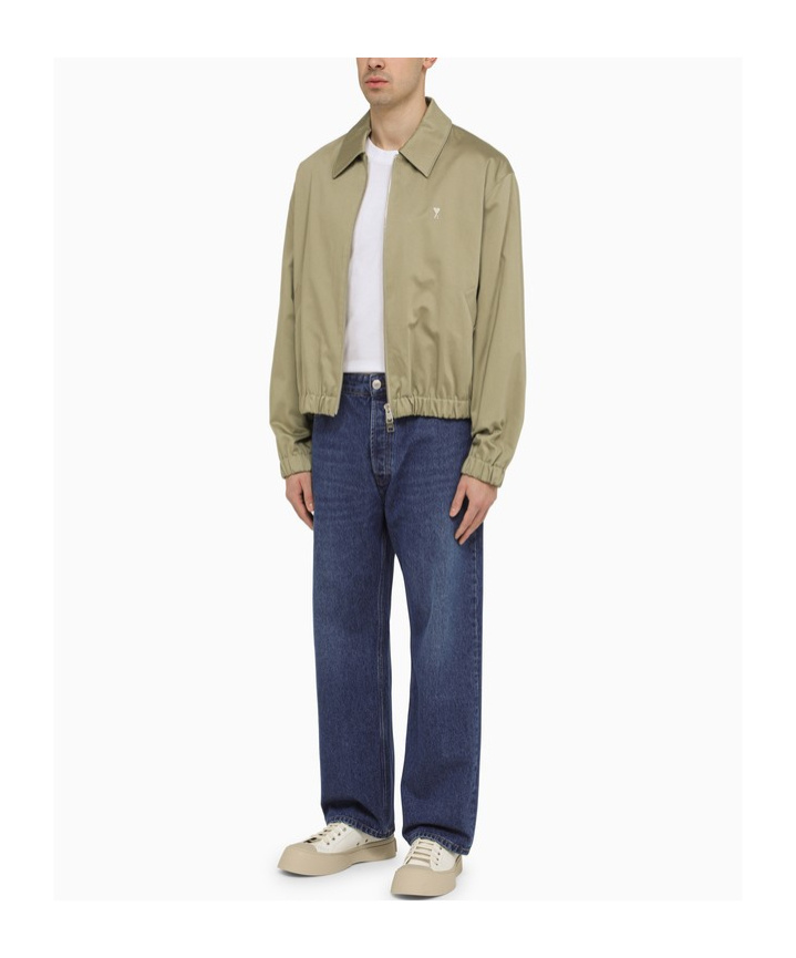 Shop Ami Alexandre Mattiussi Pilot's Jacket In Green