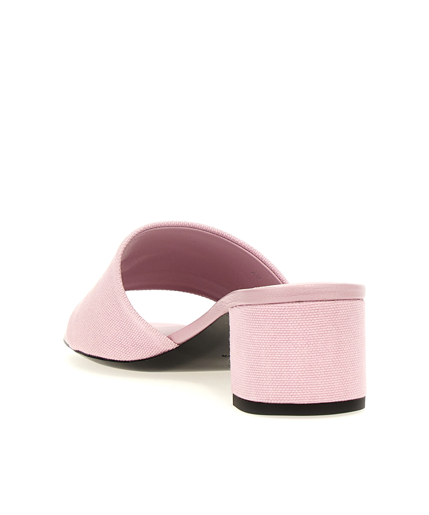 Givenchy Logo-print Canvas Mules In Pink