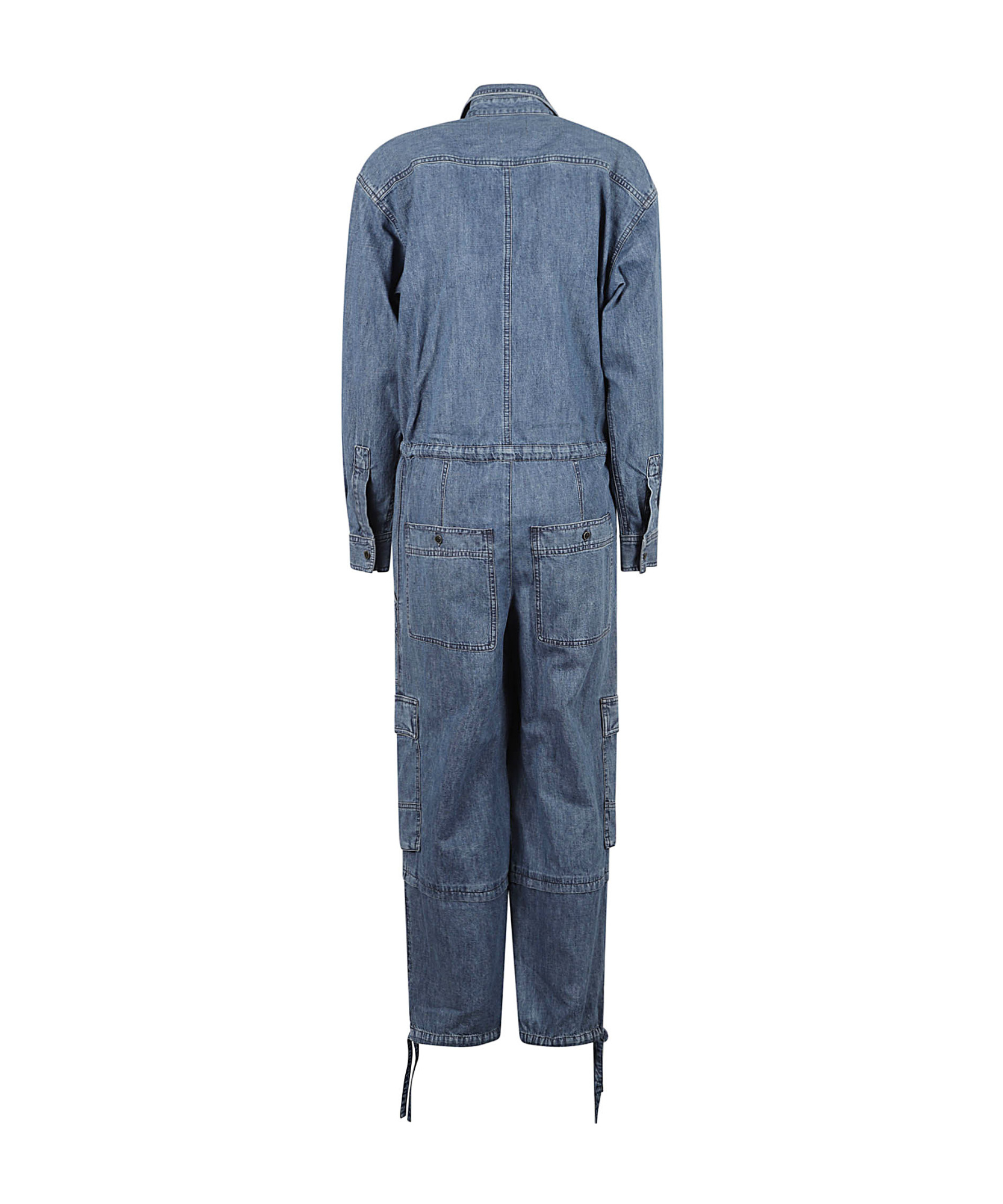 Shop Isabel Marant Étoile Idany Denim Jumpsuit In Blue