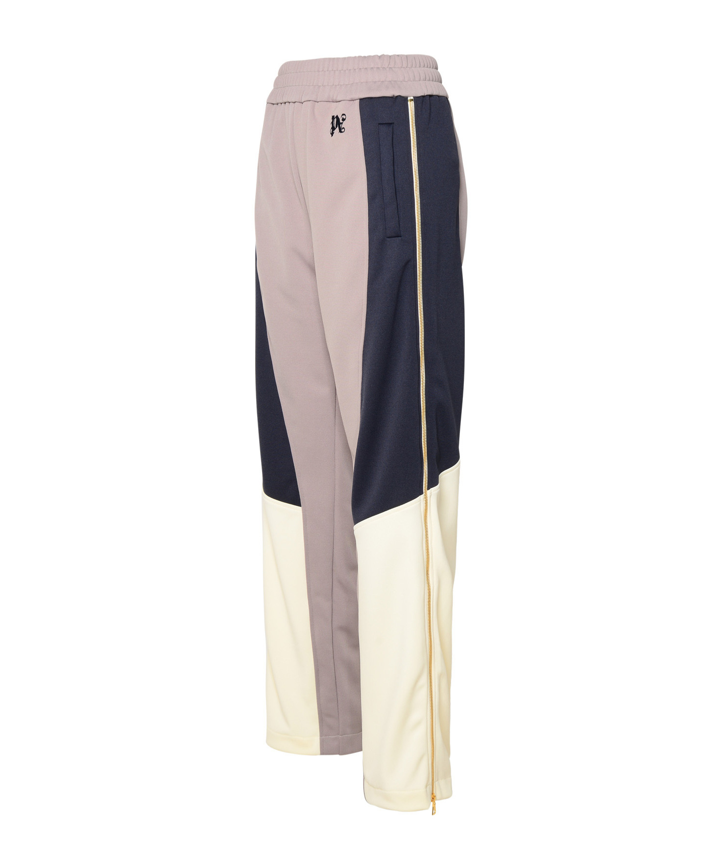 Palm Angels Colorblocked Logo Track Pants In Multicolor