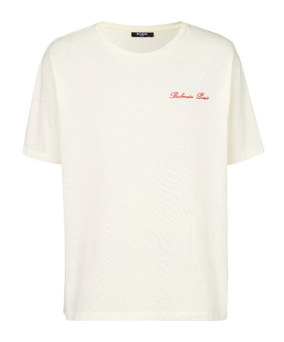 BALMAIN LOGO SHORT-SLEEVED T-SHIRT